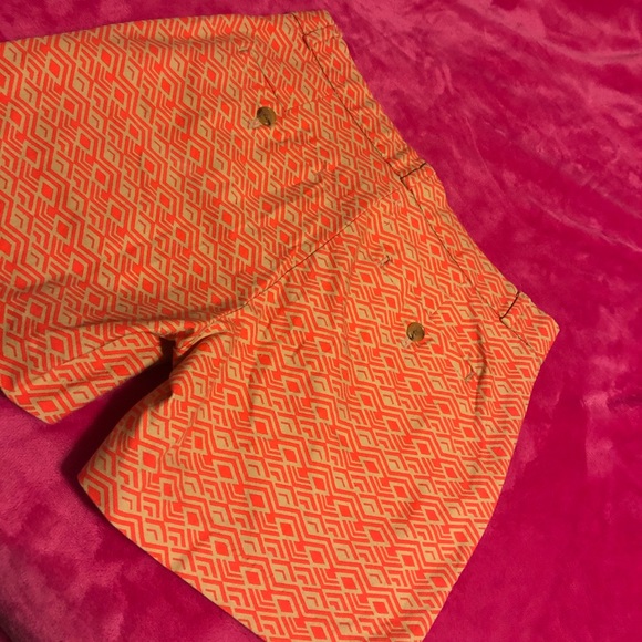 Banana Republic Orange and tan shorts - Picture 3 of 4